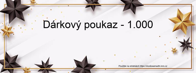 Voucher Dárkový poukaz - 1.000