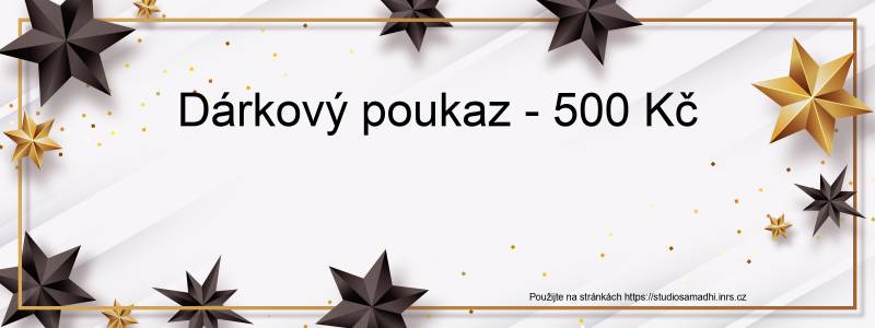 Voucher Dárkový poukaz - 500 Kč